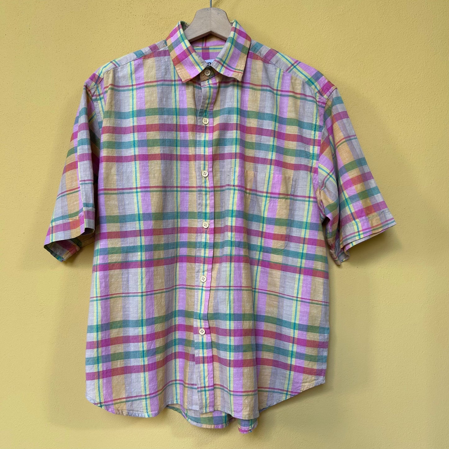 Camicia "scozzese" rosa