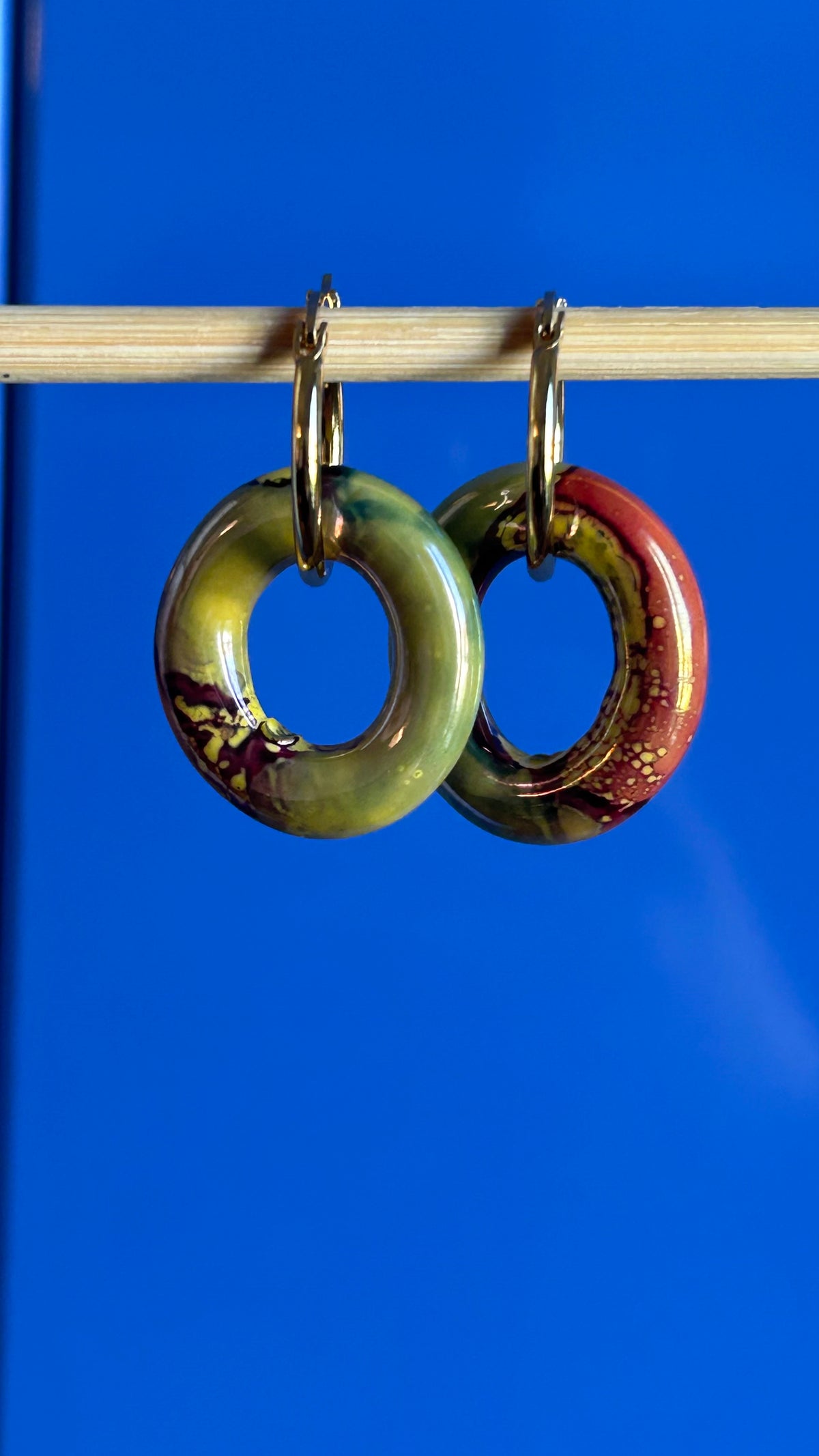 Orecchini “kaki”