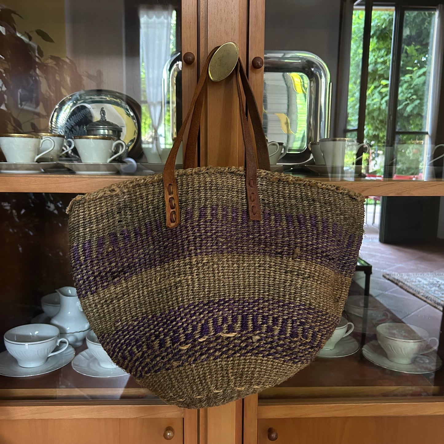 Borsa in paglia vintage