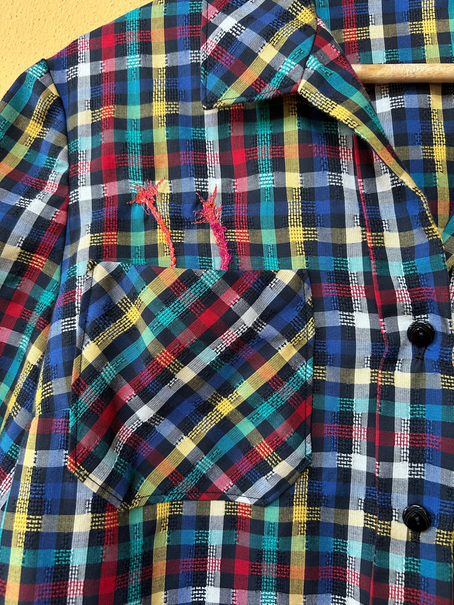 Camicia scozzese toni freddi