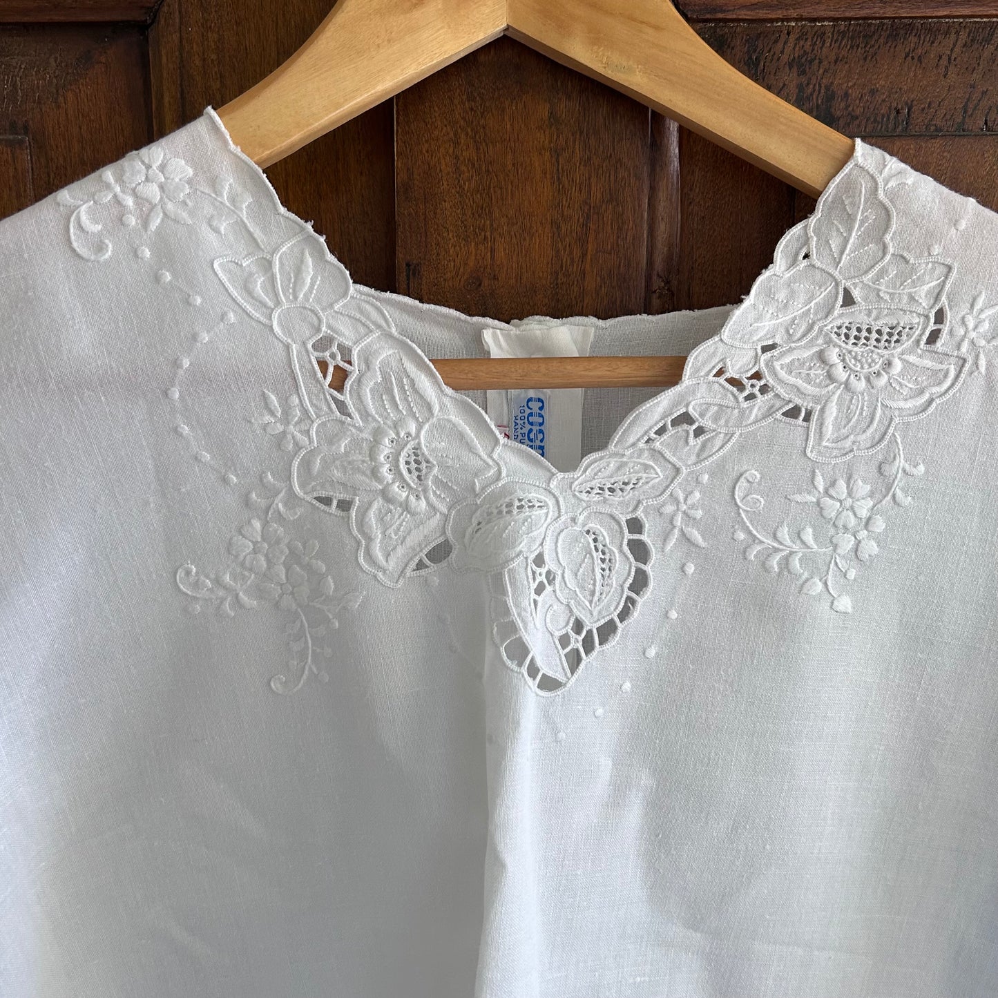 Camicia Lino con bottoni sul retro
