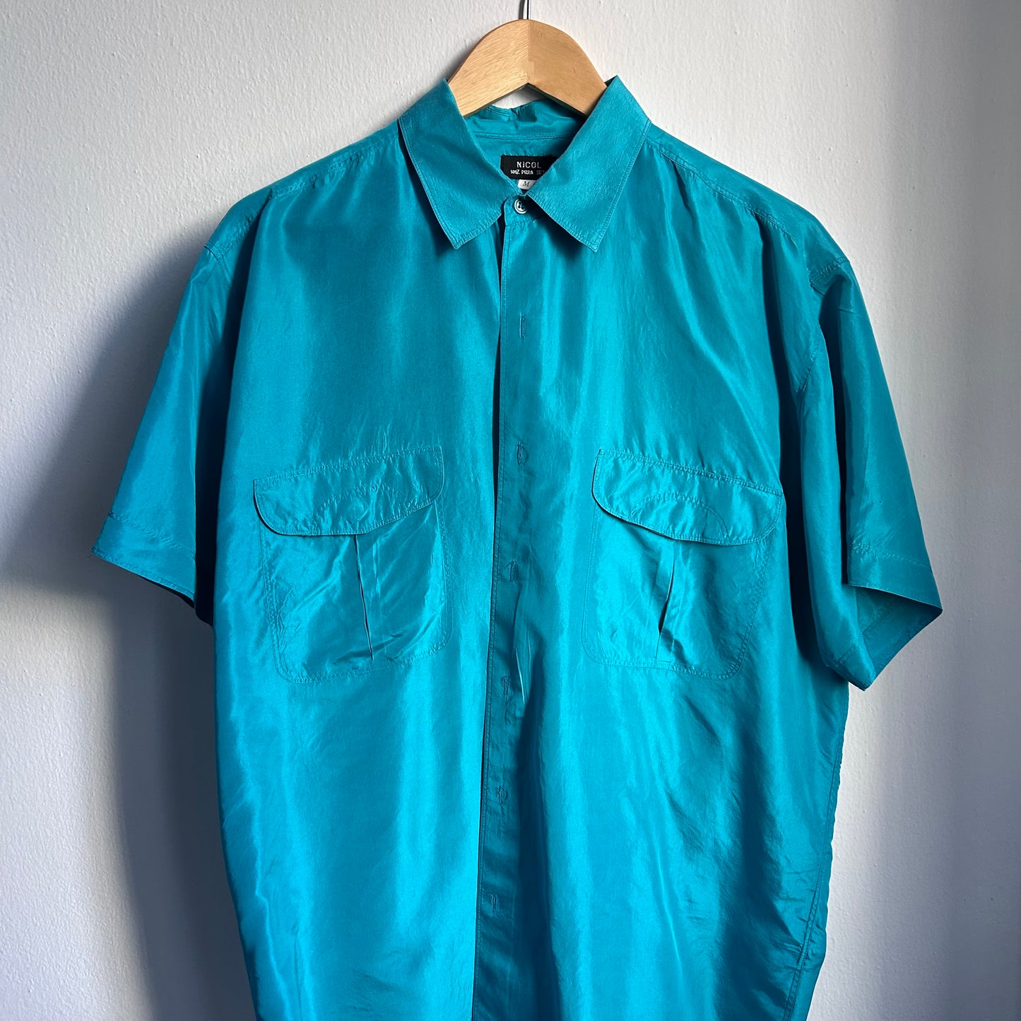 Camicia over verde