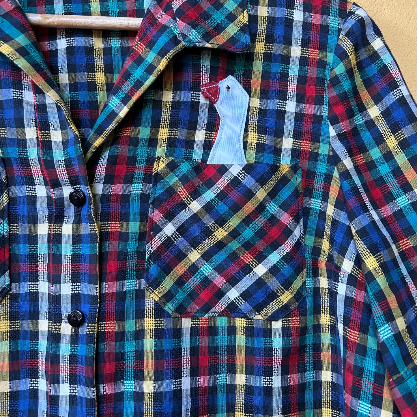 Camicia scozzese toni freddi