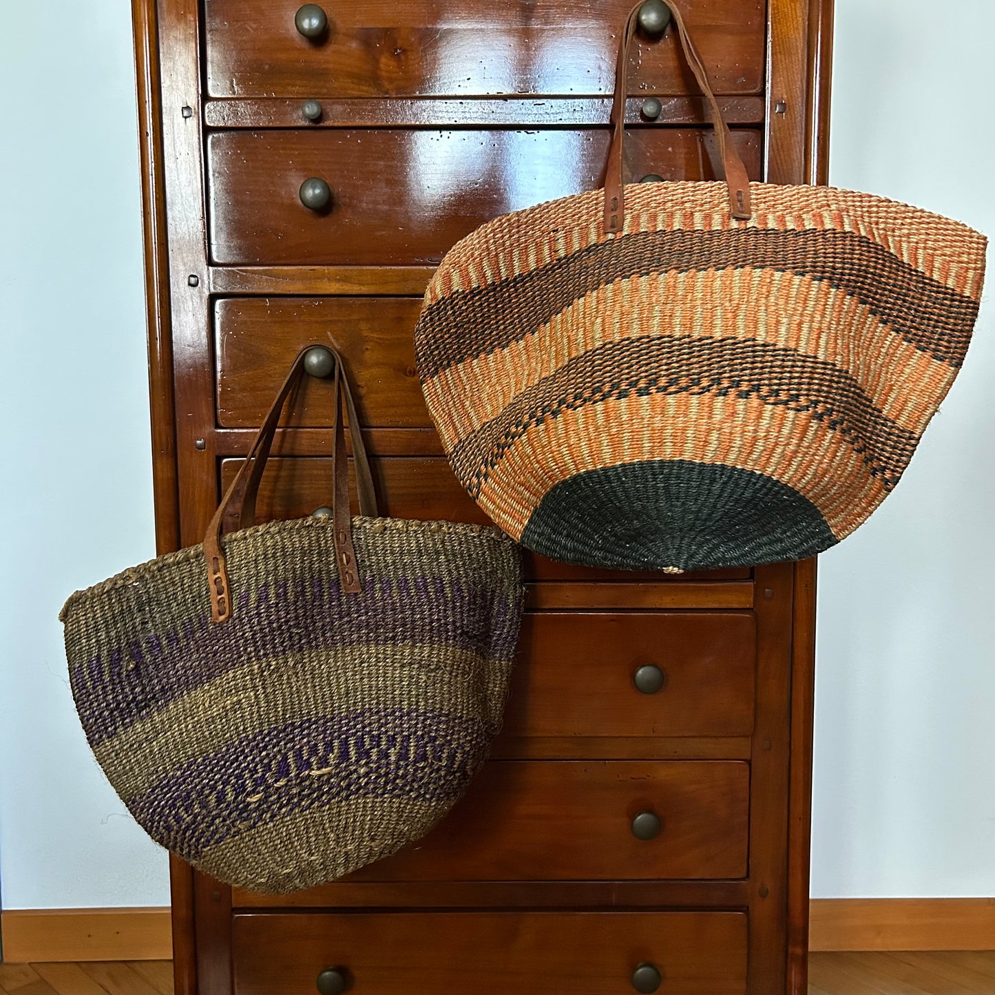 Borsa in paglia vintage