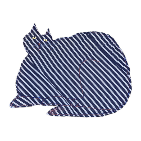 Tovaglietta “Gattone a righe blu"