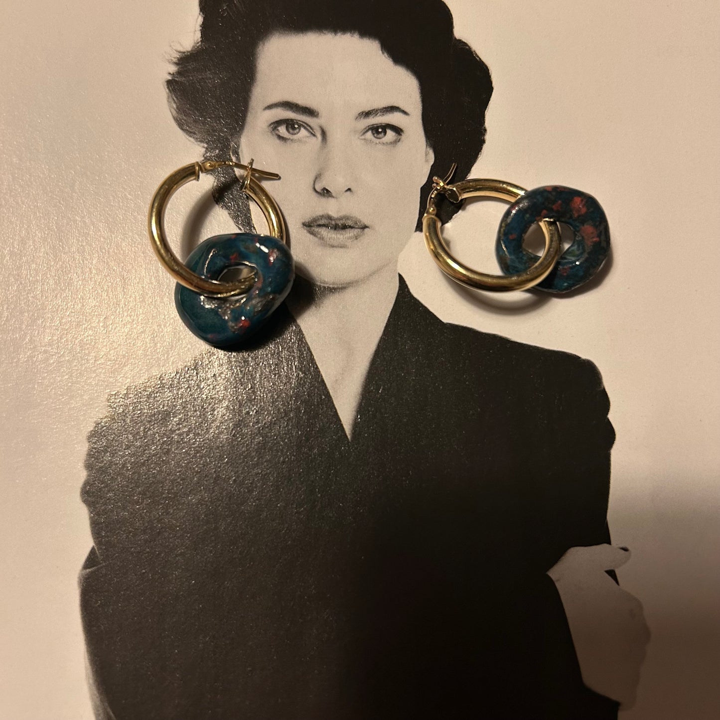 Orecchini “Nettuno a pois”