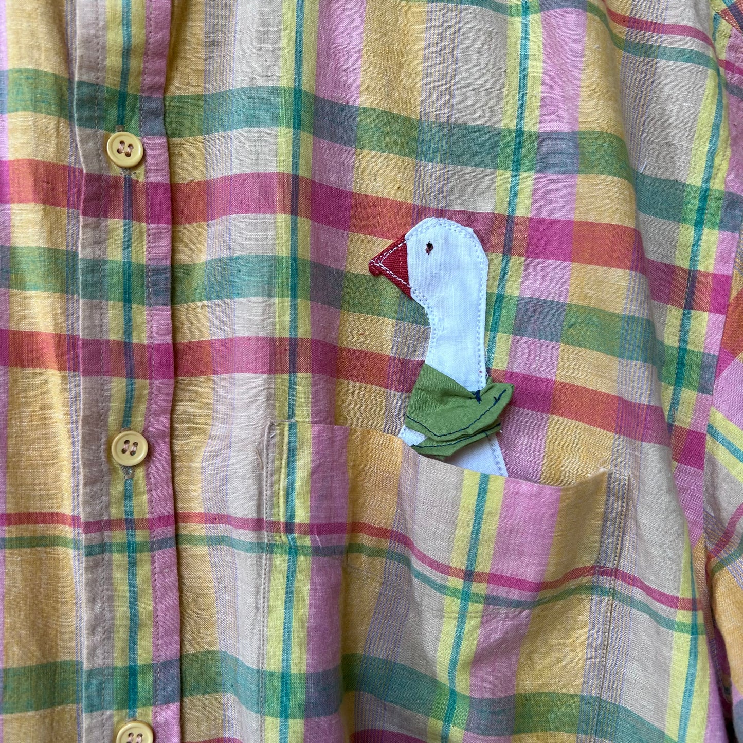 Camicia "scozzese" rosa