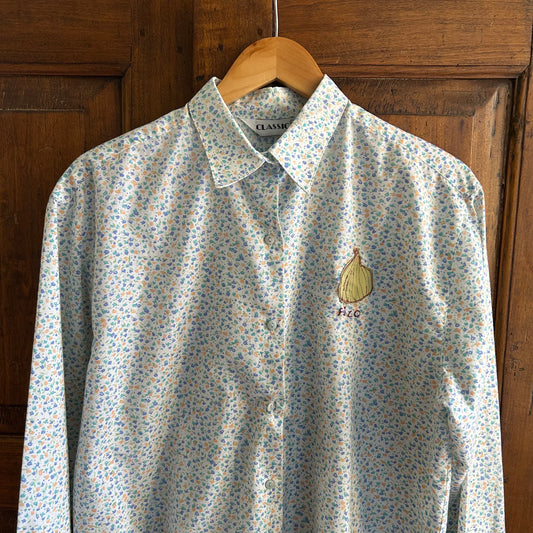 Camicia  a fiori con fico
