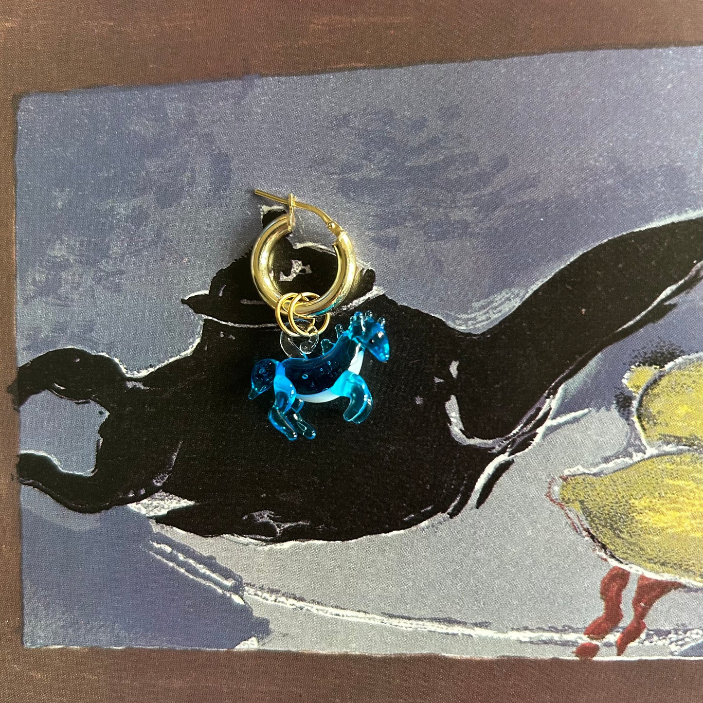 Orecchini “Der blaue reiter”