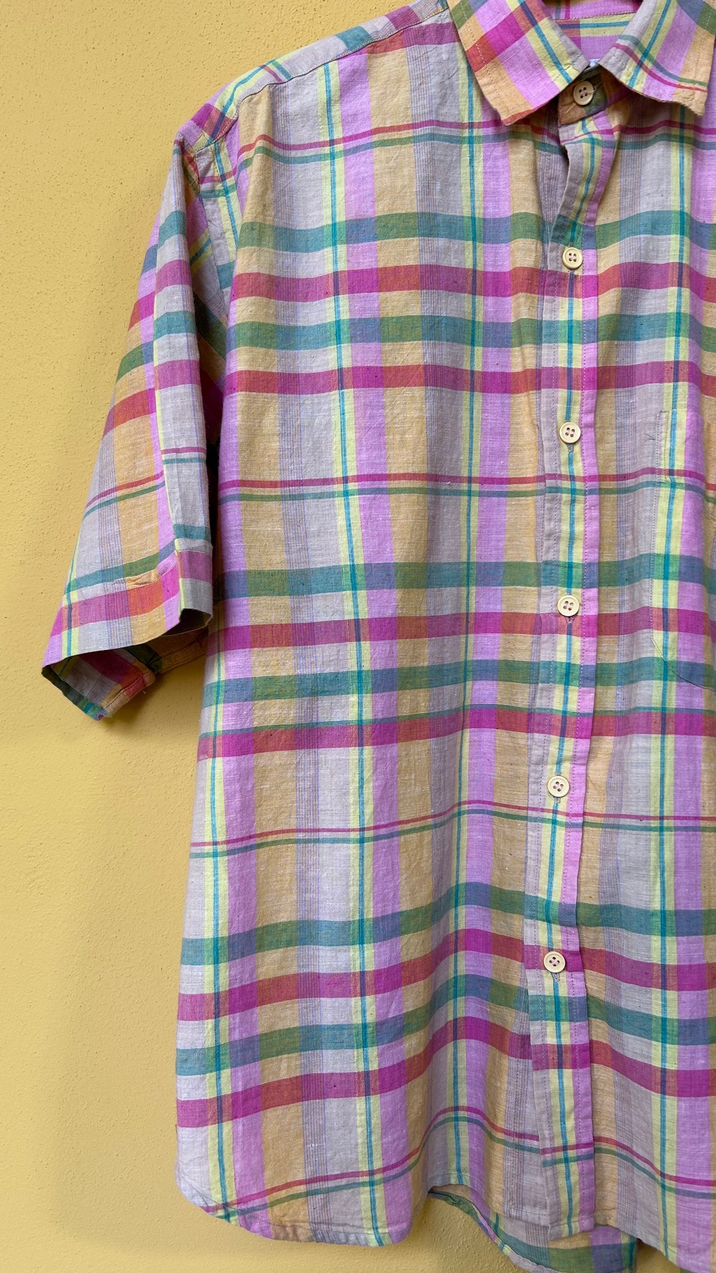 Camicia "scozzese" rosa