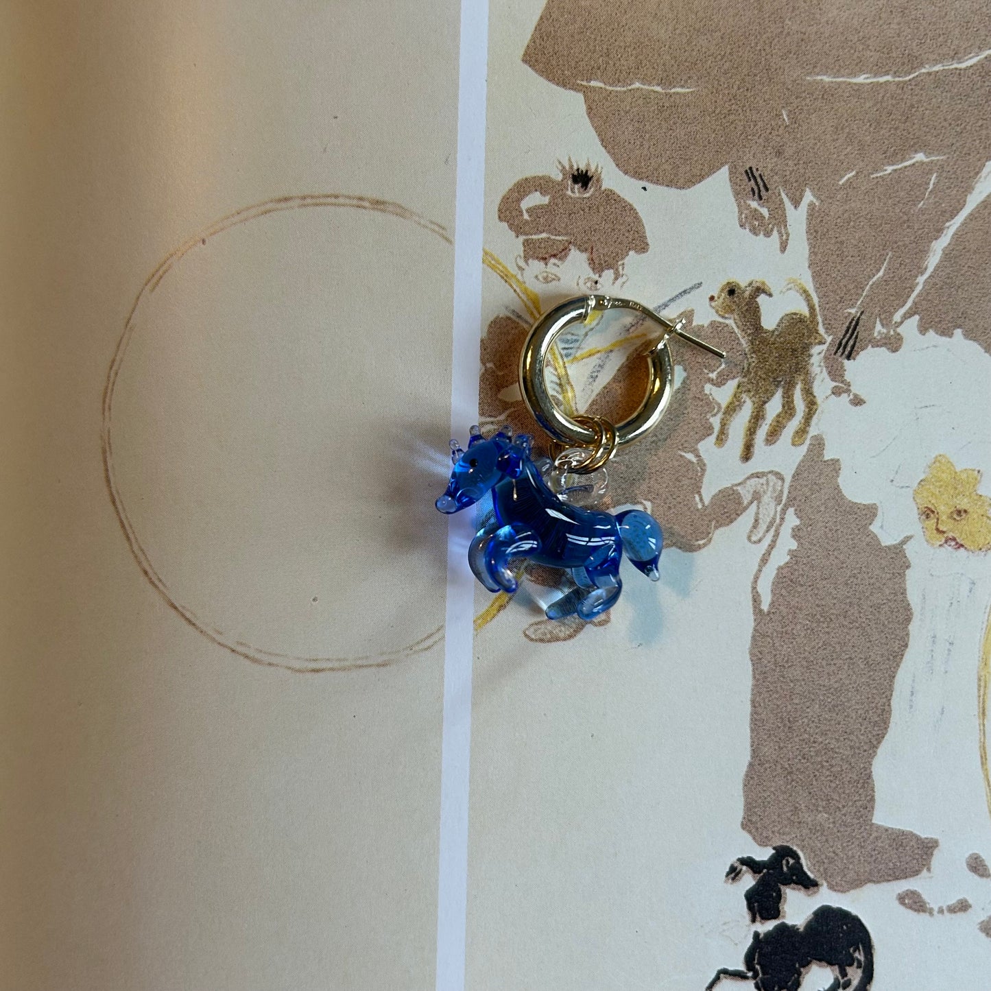 Orecchini “Der blaue reiter”