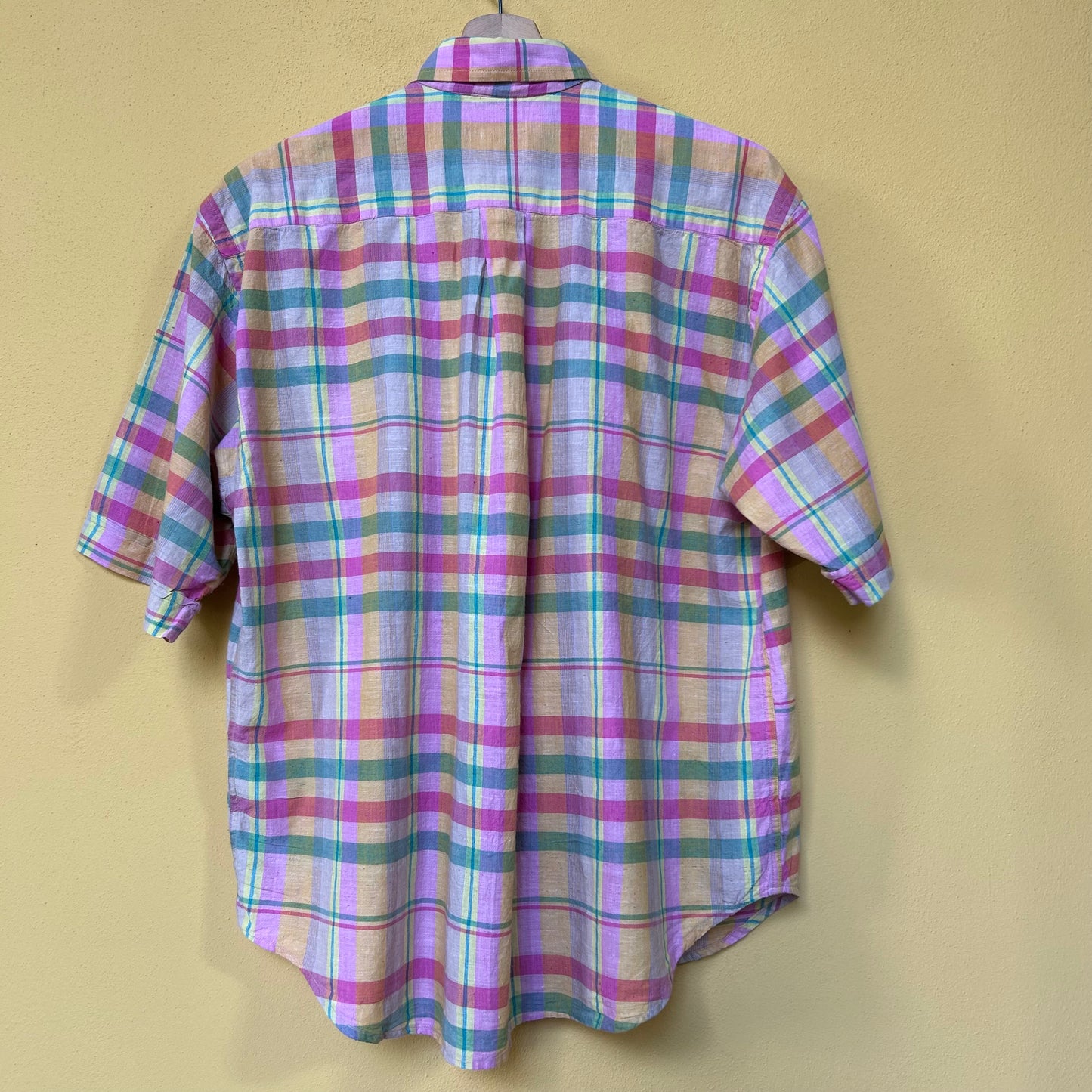 Camicia "scozzese" rosa