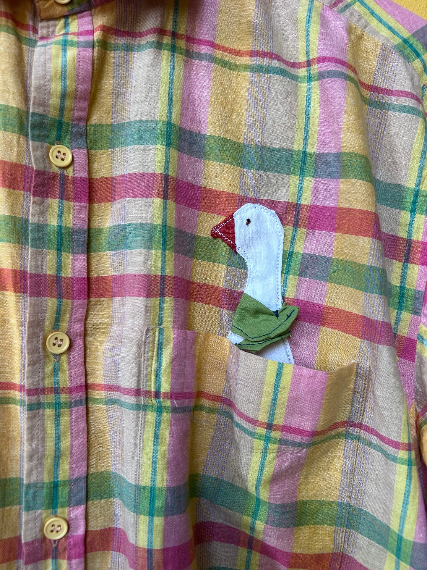 Camicia "scozzese" rosa