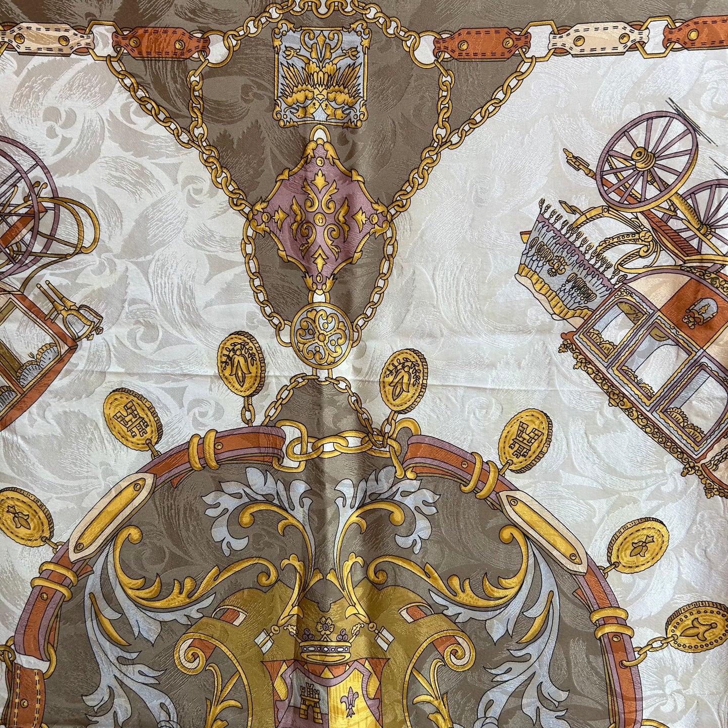 Foulard in seta “Carrozze”