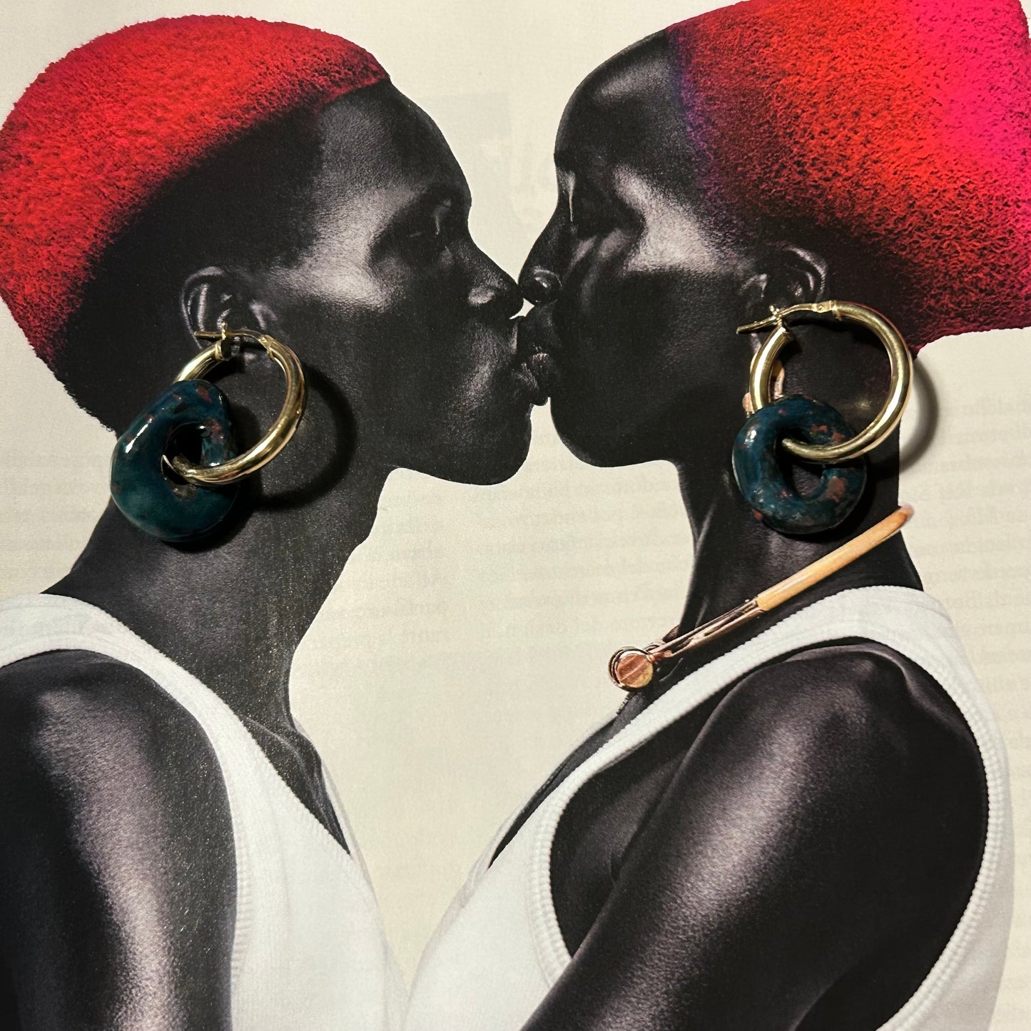 Orecchini “Nettuno a pois”