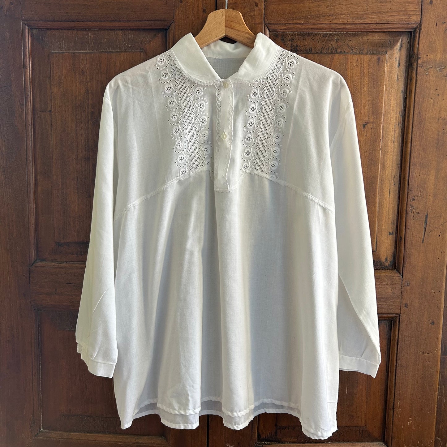Camicia colletto tondo