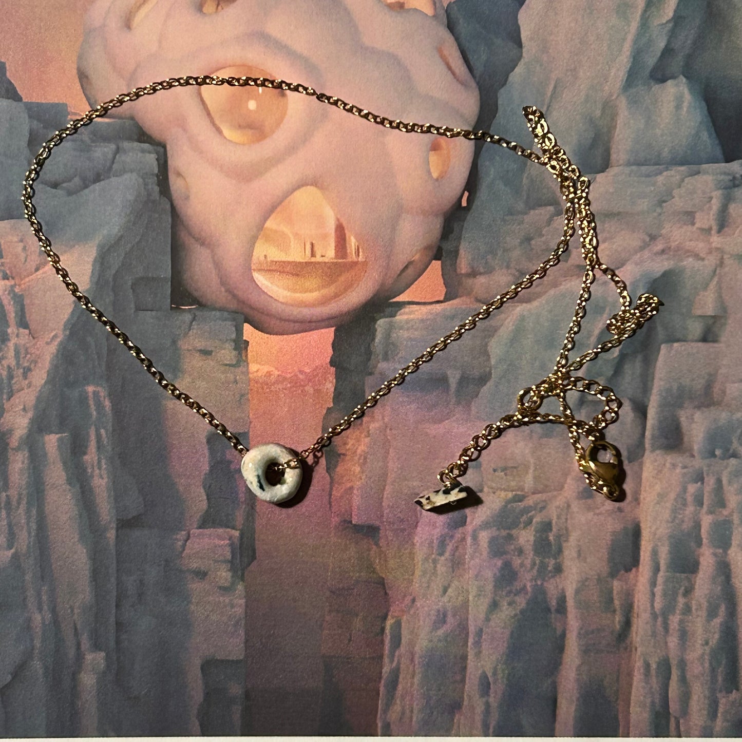 Collana “sasso di neve”
