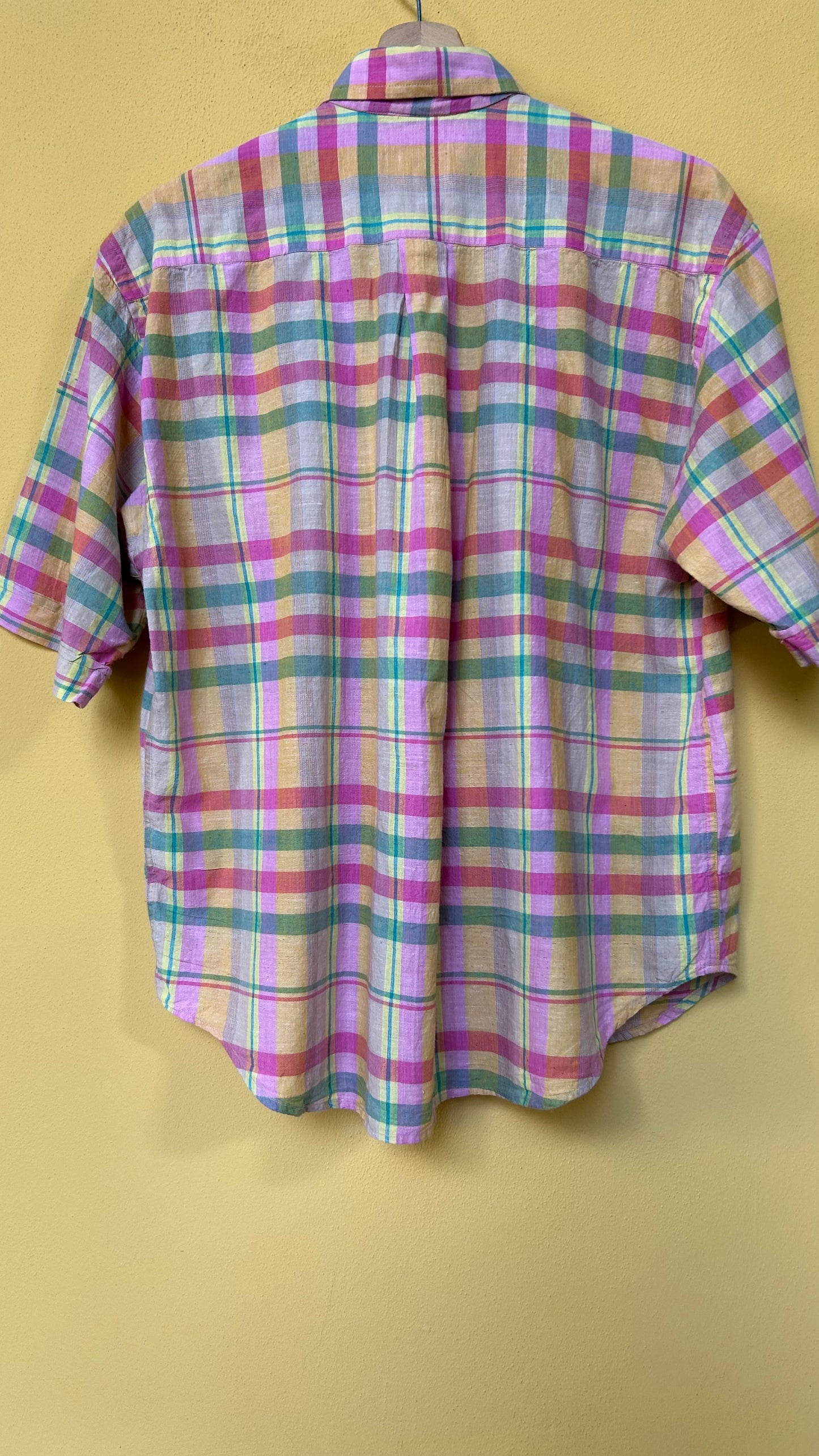 Camicia "scozzese" rosa